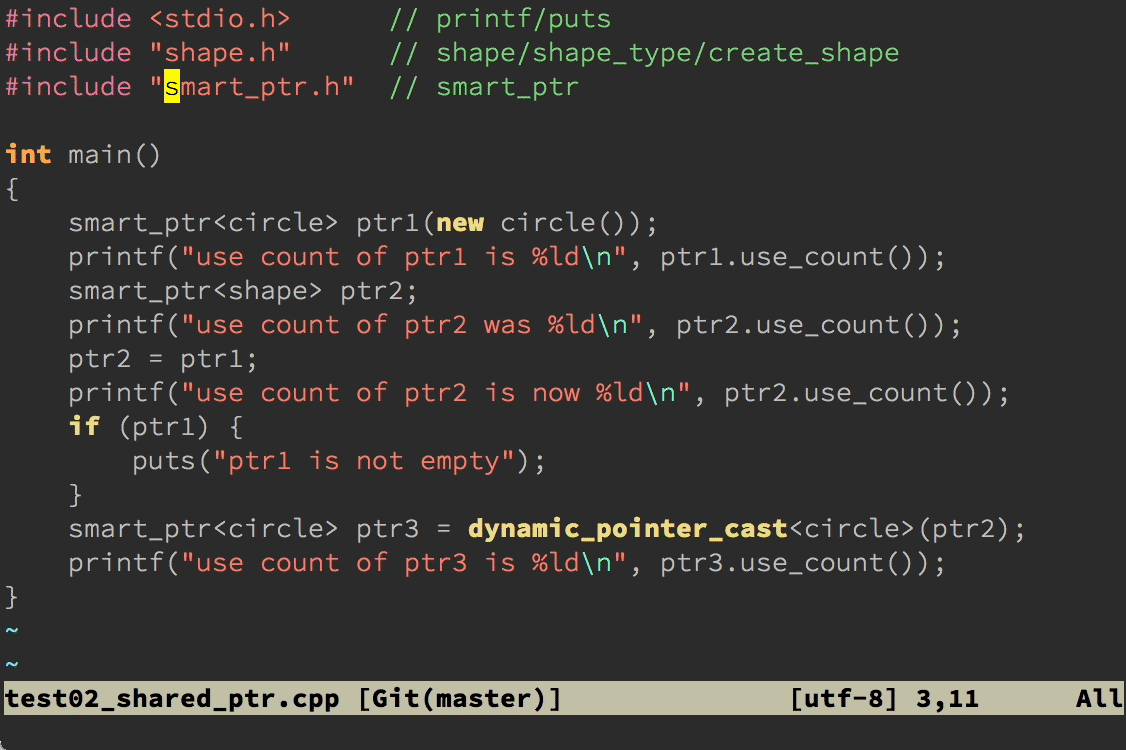 使用 Visual-Multi 来完成类型更名操作 Fig15.11